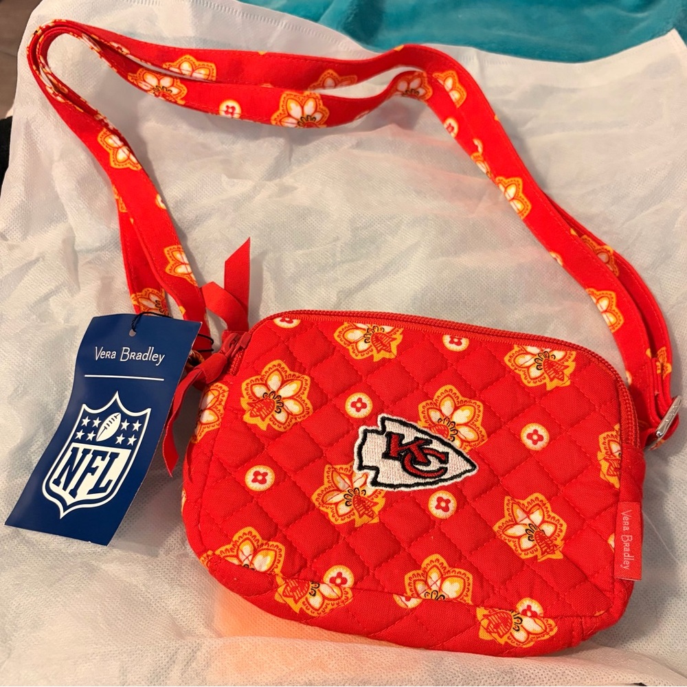 Brand New With Tags Kansas City Chiefs Crossbody Purse 
Originally $75.00